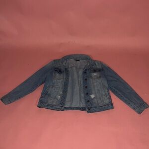Womens STS Blue Jean Jacket Size Large